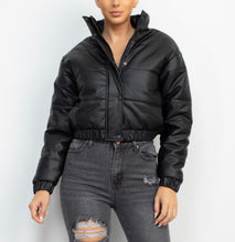Load image into Gallery viewer, Quilted Button/Zip Up Puffer Women's Coat