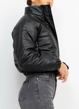 Load image into Gallery viewer, Quilted Button/Zip Up Puffer Women's Coat