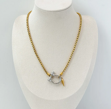 Load image into Gallery viewer, Korseshoe Necklace 16" and 18" (waterproof and non-tarnish)