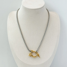Load image into Gallery viewer, Korseshoe Necklace 16" and 18" (waterproof and non-tarnish)