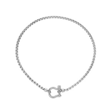 Load image into Gallery viewer, Korseshoe Necklace 16" and 18" (waterproof and non-tarnish)