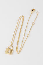 Load image into Gallery viewer, Lock Pendant Necklace